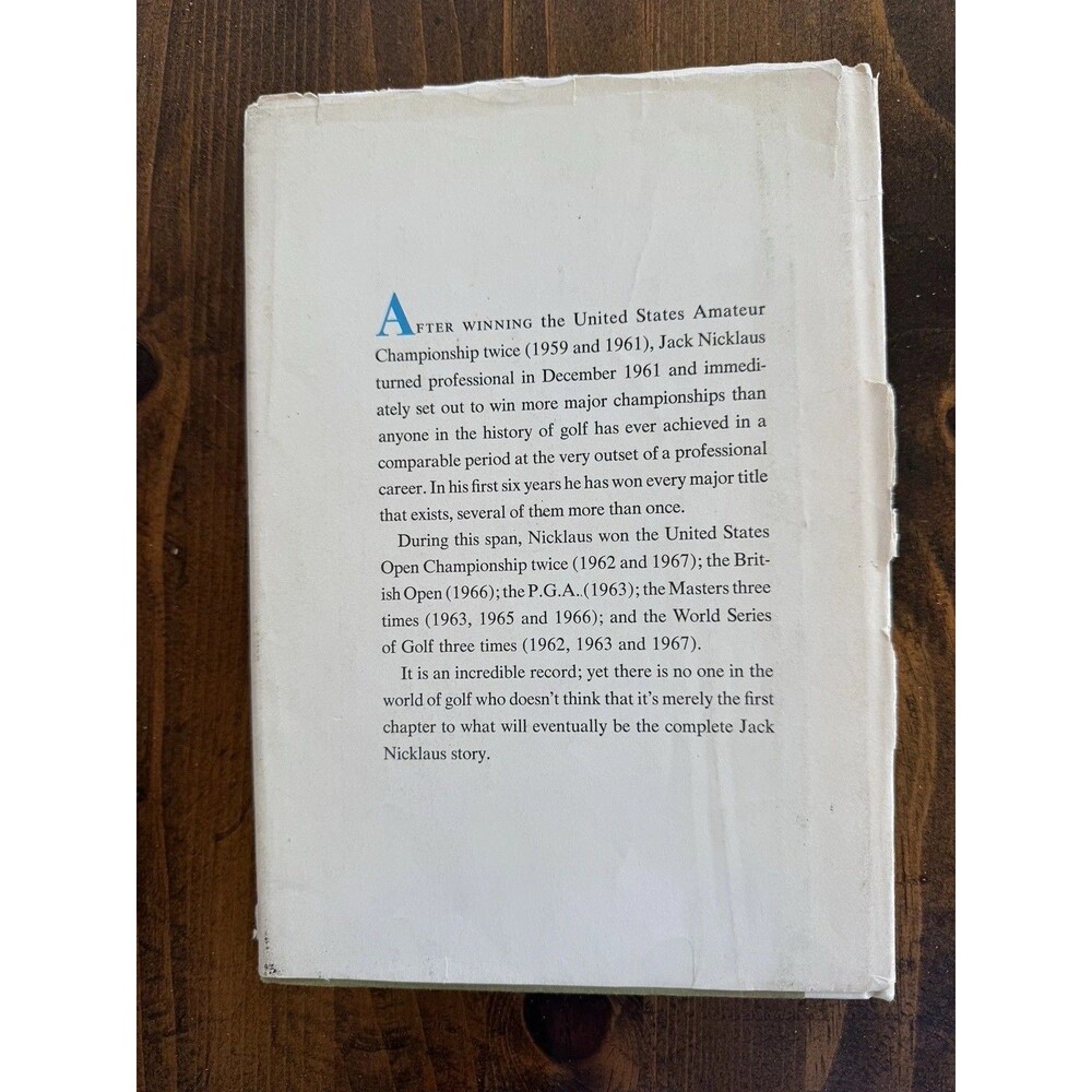 Jack Nicklaus Take A Tip From Me (Vintage First Printing) GOLF Book Hardcover - Picture 4 of 6